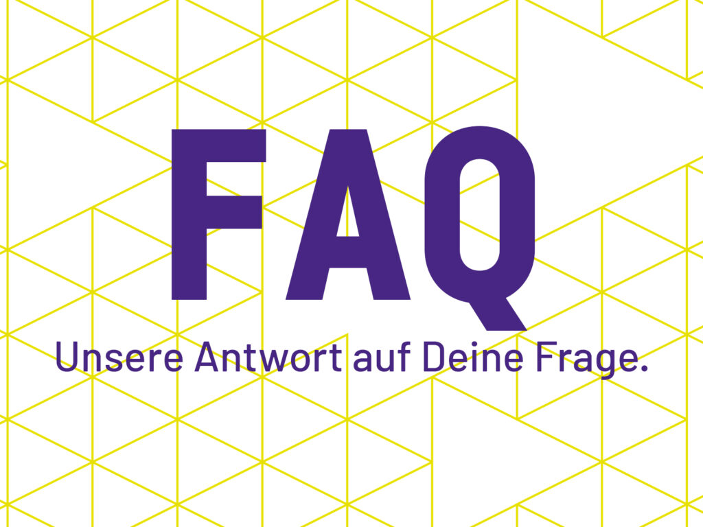 FAQ-Seite Banner - Unsere Antwrten auf deine Fragen