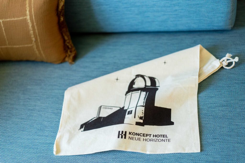 Wäschesack aus Jute im KOCEPT HOTEL Neue Horizonte