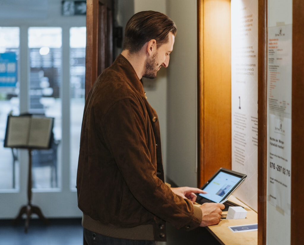 Digitaler Self-Check in im KONCEPT HOTEL
